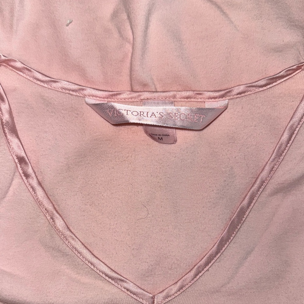 Victoria's Secret Light Pink Pajama Set Medium